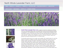 Tablet Screenshot of northwindslavenderfarm.com